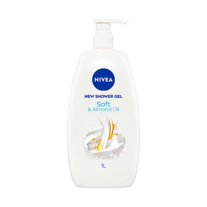 NIVEA SHOWER GEL SOFT AND ALMOND OIL 1000ML