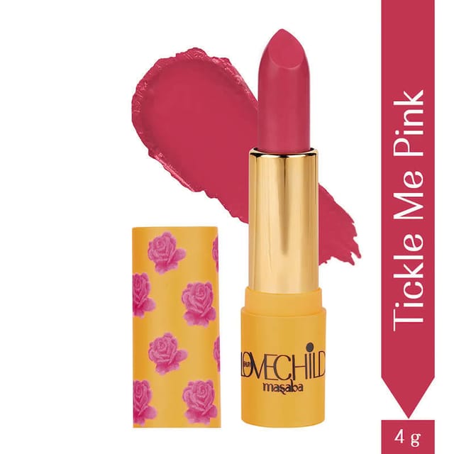 LOVE CHILD MASABA RANI CORE LUXE MATTE LIPSTICK - TICKLE ME PINK