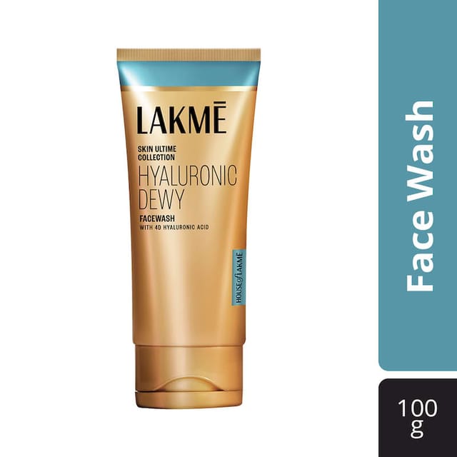 LAKME HYALURONIC DEWY FACEWASH 4D HYALURONIC ACID 100G