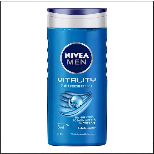 NIVEA MEN VITALITY FRESH SHOWER GEL 250ML