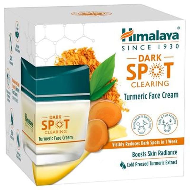 HIMALAYA DARK SPOT CLEARING TURMERIC FACE CREAM 50G