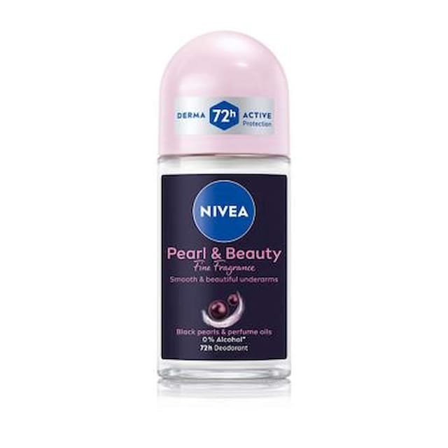 NIVEA ROLL ON PEARL BEAUTY FINE FRAGRANCE 50ML