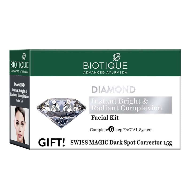 BIOTIQUE DIAMOND FACIAL KIT 10GX5+15G