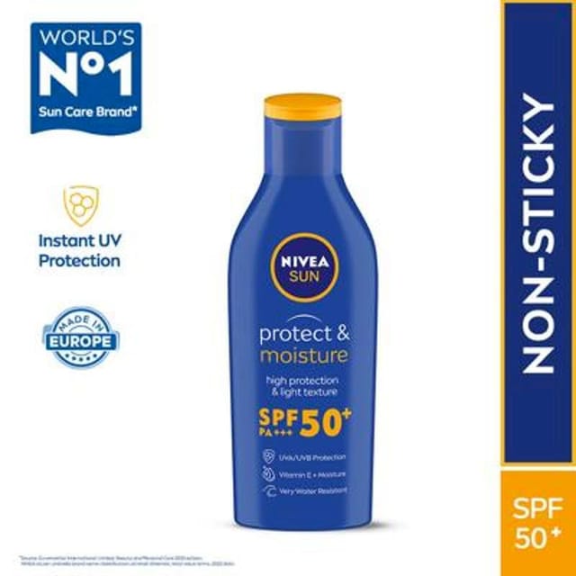 NIVEA SUN PROTECT & MOISTURE UV LOTION SPF50 125ML