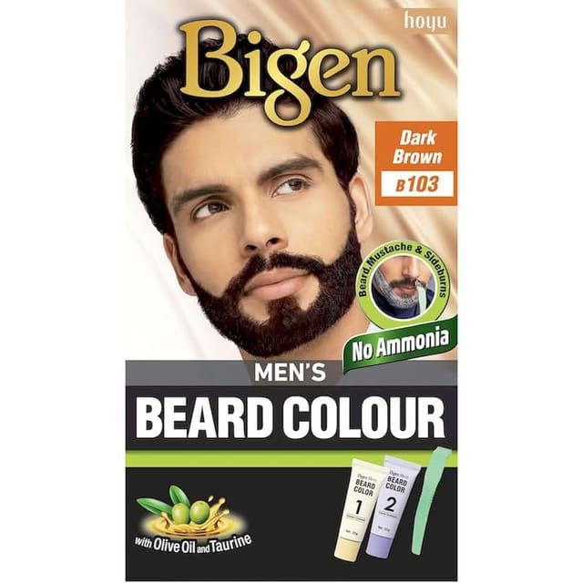 BIGEN MEN BEARD COLOR 103 DARK BROWN