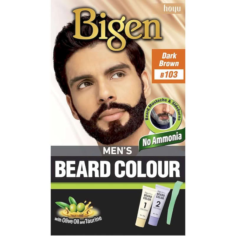 BIGEN MEN BEARD COLOR 103 DARK BROWN