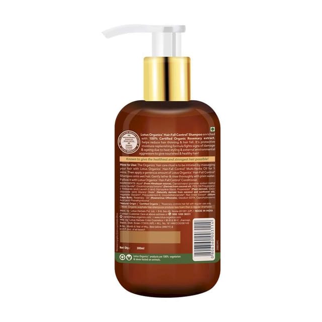 LOTUS ORG HAIR FALL CONTROL SHAM 300ML