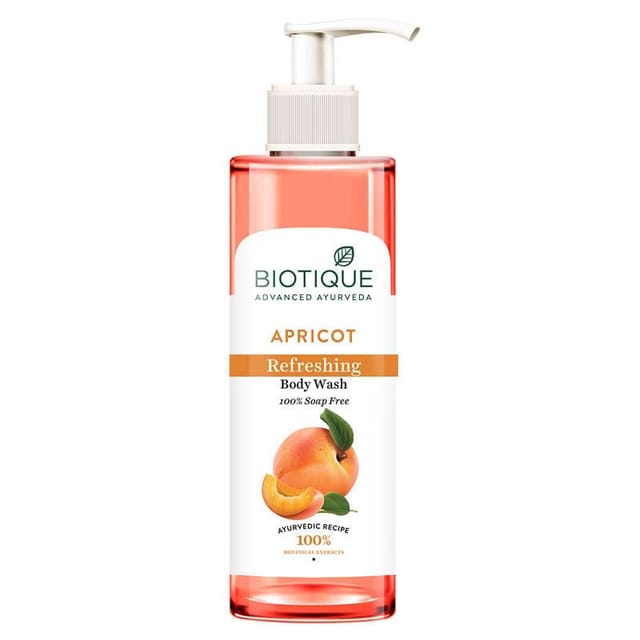 BIOTIQUE APRICOT REFRESHING BODY WASH 200ML