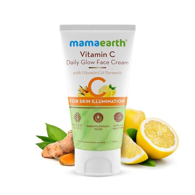 MAMAEARTH VITAMIN C DAILY GLOW FACE CREAM FOR SKIN ILLUMINATION - 150 G