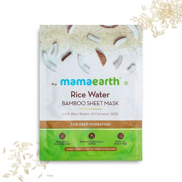 MAMAEARTH RICE WATER BAMBOO SHEET MASK1S