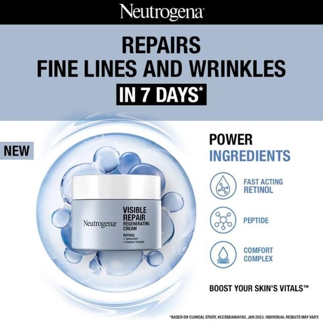 NEUTROGENA VISIBLE REGENERATING CRM50G