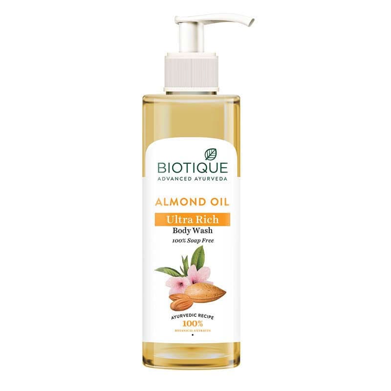 BIOTIQUE ALMOND OIL ULTRA RICH BODY WASH 200ML