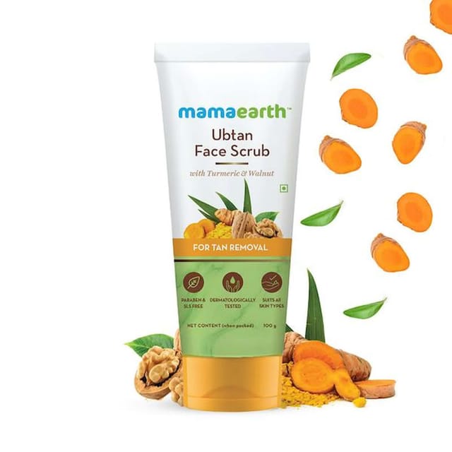 MAMAEARTH UBTAN FACE SCRUB 100G