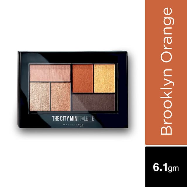 MAYBELLINE NEW YORK THE CITY MINI EYESHADOW PALETTE BROOKLYN NUDES 6.1GM