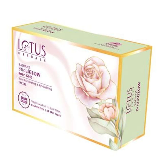 LOTUS RAD BRID ROSE GOLD  FACIAL KIT 57G