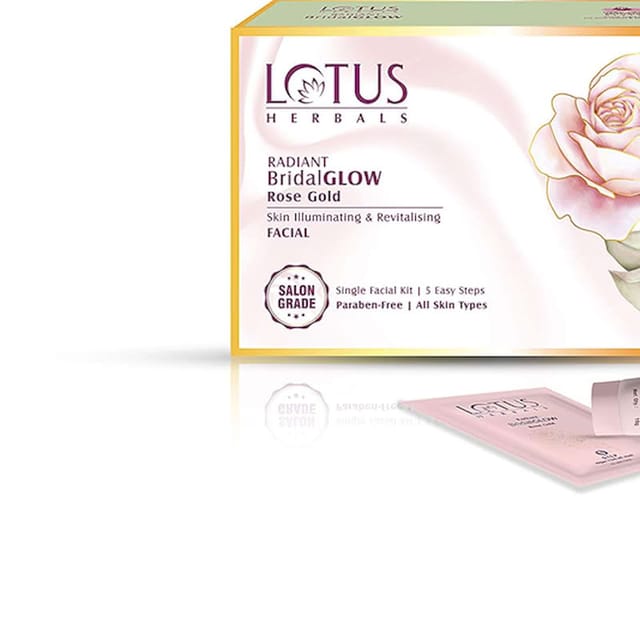 LOTUS RAD BRID ROSE GOLD  FACIAL KIT 57G