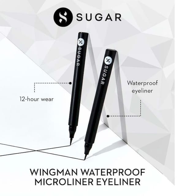 SUGAR WINGMAN WATERPROOF MICROLINER - 01 I'LL BE BLACK