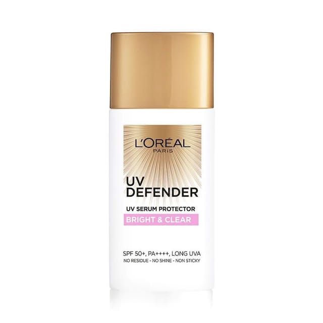 LOREAL PARIS UV DEFENDER BRIGHT & CLEAR SPF50+ PA++++ SUNSCREEN 50ML