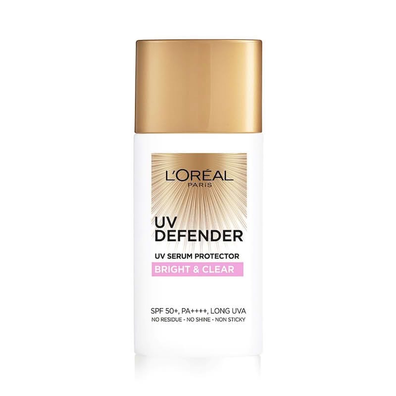 LOREAL PARIS UV DEFENDER BRIGHT & CLEAR SPF50+ PA++++ SUNSCREEN 50ML