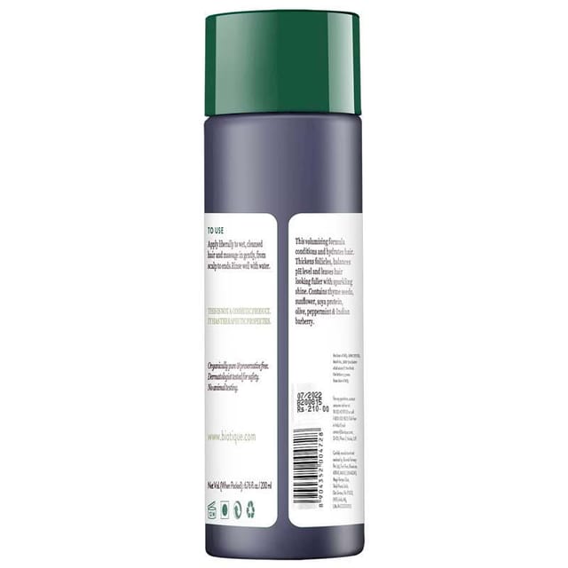 BIOTIQUE THYME VOLUME & BOUNCE CONDITIONER 200ML