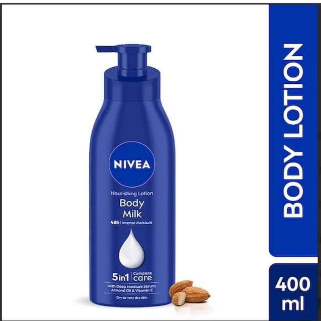 NIVEA NOURISHING LOTION BODY MILK WITH DEEP MOISTURE SERUM 400ML