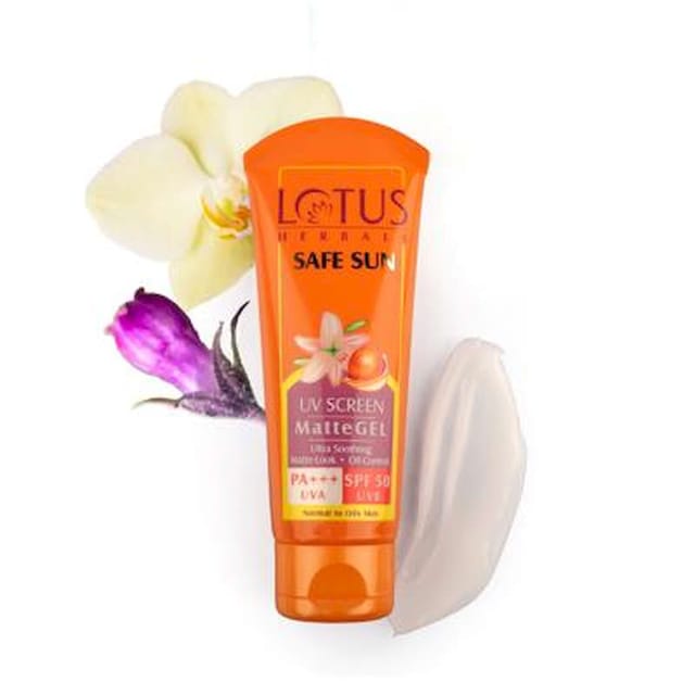LOTUS HERBALS SAFE SUN UV SCREEN MatteGEL PA+++ SPF-50 50GMS