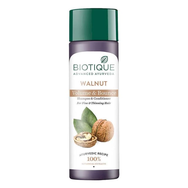 BIO WALNUT VOLUME & BOUNCE SHAM 190ML