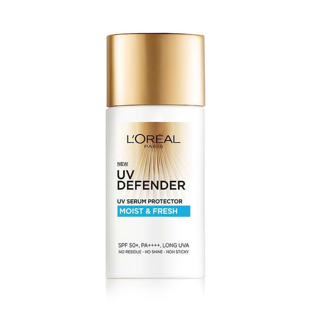 LOREAL PARIS UV DEFENDER SERUM PROTECTOR SUNSCREEN SPF 50 PA++++ MOIST & FRESH 50 ML