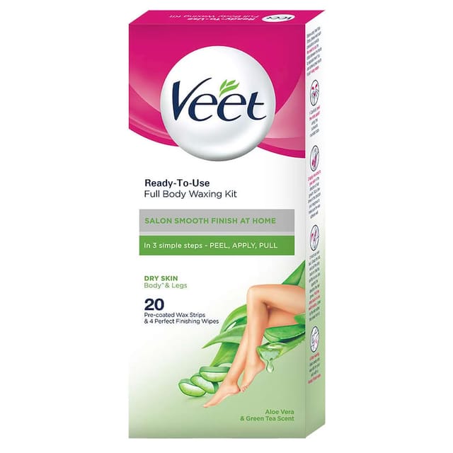 VEET INSTANT WAXING KIT DRY