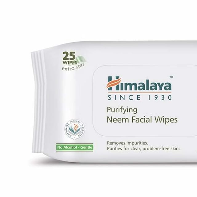 HIM NEEM FACIAL WIPES 25'SHEET