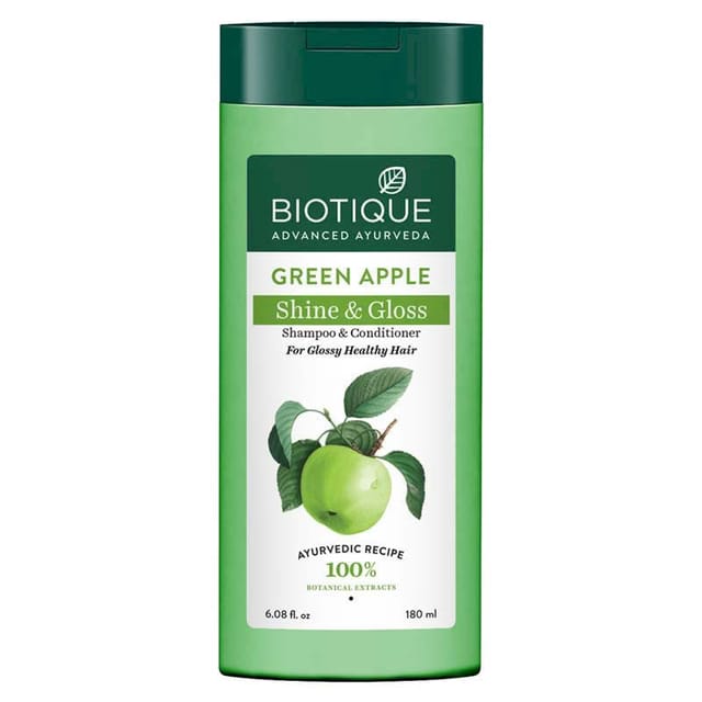 BIO GREN APLE SHINE&GLOS SHAM&COND 180ML