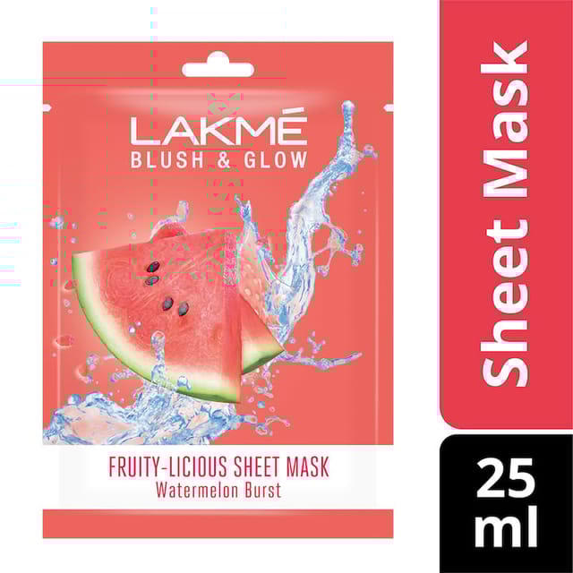 LAKME BLUSH & GLOW WATERMELON SHEET MASK 25 ML