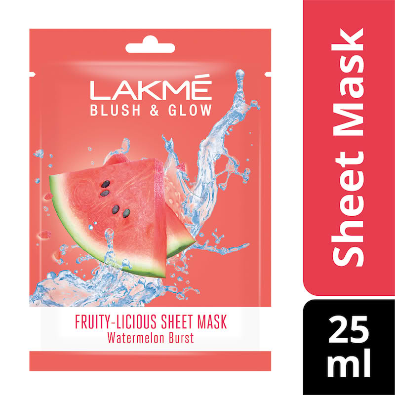 LAKME BLUSH & GLOW WATERMELON SHEET MASK 25 ML
