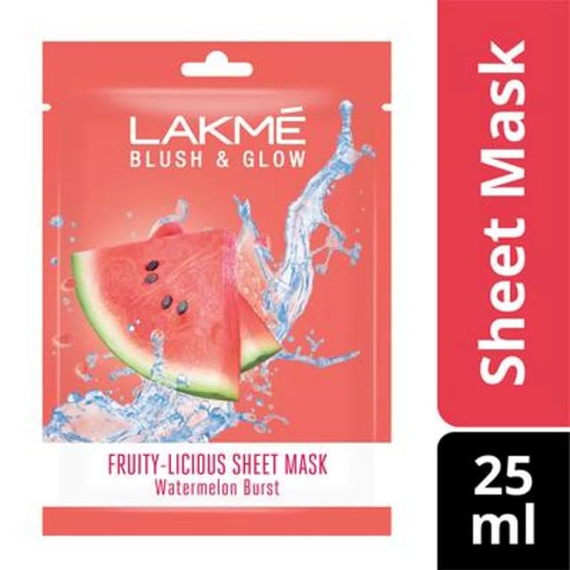 LAKME BLUSH & GLOW WATERMELON SHEET MASK 25 ML