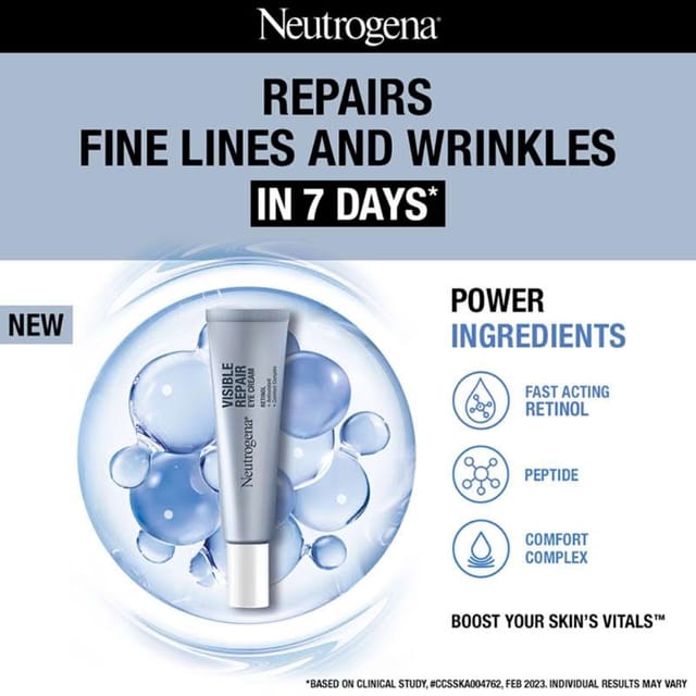 NEUTROGENA VISIBLE REPAIR EYE CREAM 15G