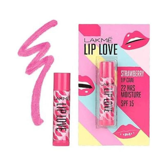 LAKME LIP LOVE CHAPSTICK STRAWBERRY 4.5GM