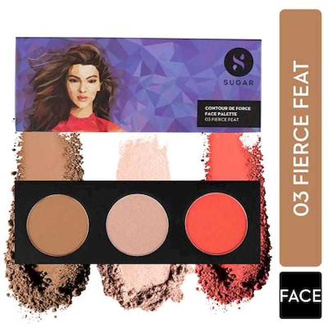 SUGAR CONTOUR DE FORCE FACE PALETTE - 03 FIERCE FEAT
