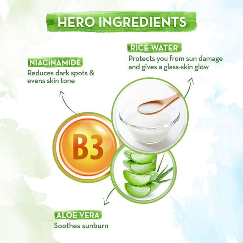 MAMAEARTH ME RICE WATER DEWY SUNSCREEN 50 G