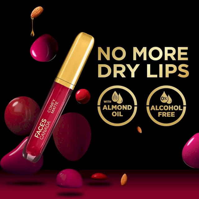 FACES COMFY MATTE LIP COLOR GETTING READY 02 3.8ML