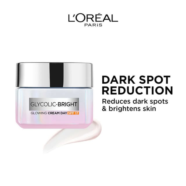 LOREAL PARIS GLYCOLIC BRIGHT DAY GLOWING DAY CREAM WITH SPF17 15ML