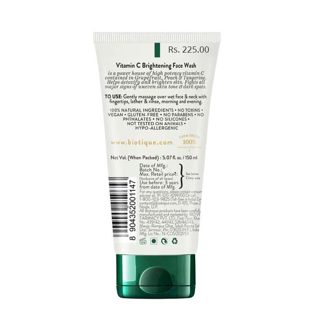 BIOVITAMIN C BRIT FACE WASH 150 ML