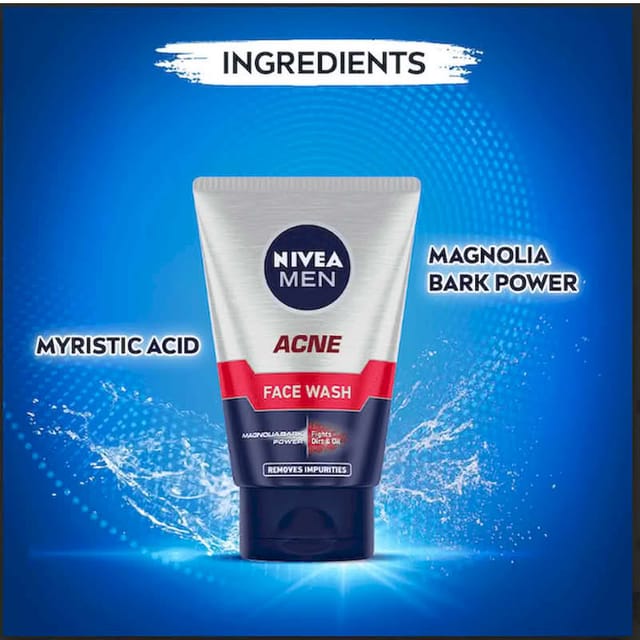 NIVEA MEN ACNE CONTROL FACE WASH 100GM