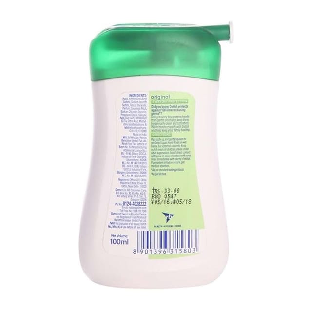 DETTOL ORGINAL SQUEZY 100MLX96