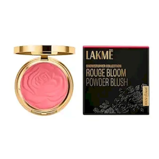 LAKME SHOWSTOPPER COLLECTION ROUGE BLOOM POWDER BLUSH PINK BLOSSOM2-12G
