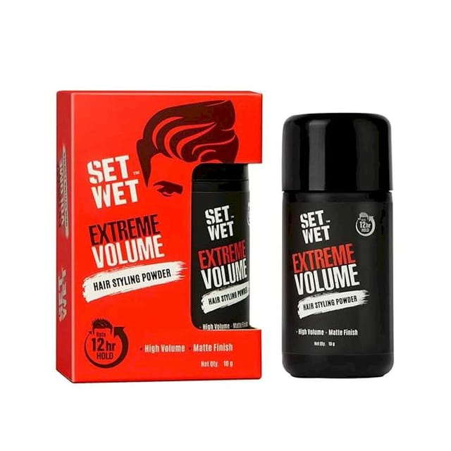 SET WET EXTRM VOLM HAIR STYLNG PWR 10G
