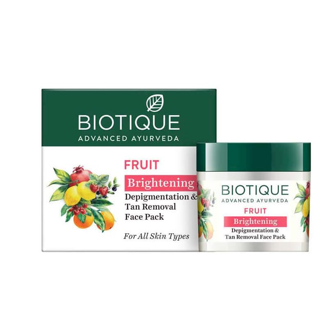 BIO FRUIT BRIGHT DEPIGM&TAN FAC PAK 75G