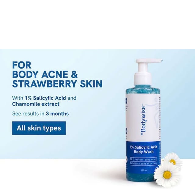 BEBODYWISE 1%SALICYLIC ACD BDY WASH 250ML