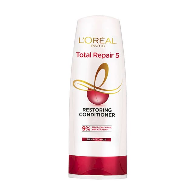 LOREAL PARIS TOTAL REPAIR 5 RESTORING CONDITIONER WITH KERATIN XS FOR DAMAGED HAIR 386 ML
