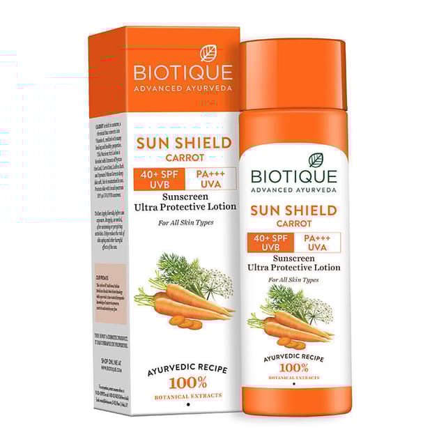 BIO CARROT 40+SPF SUNSCREE LOTION 190ML