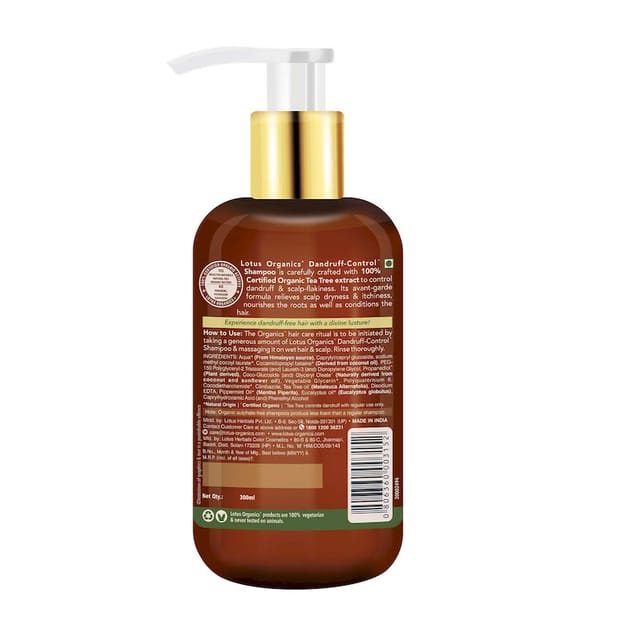 LOTUS ORG DANDRUFF CONTROL SHAM 300ML